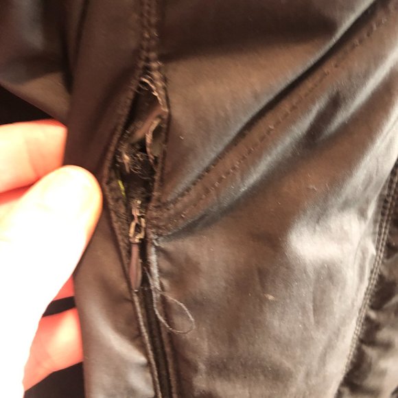 Marc New York Women's Plus 2XL Brown Long Down Feather Faux Fur Puffer Jacket - Picture 7 of 10